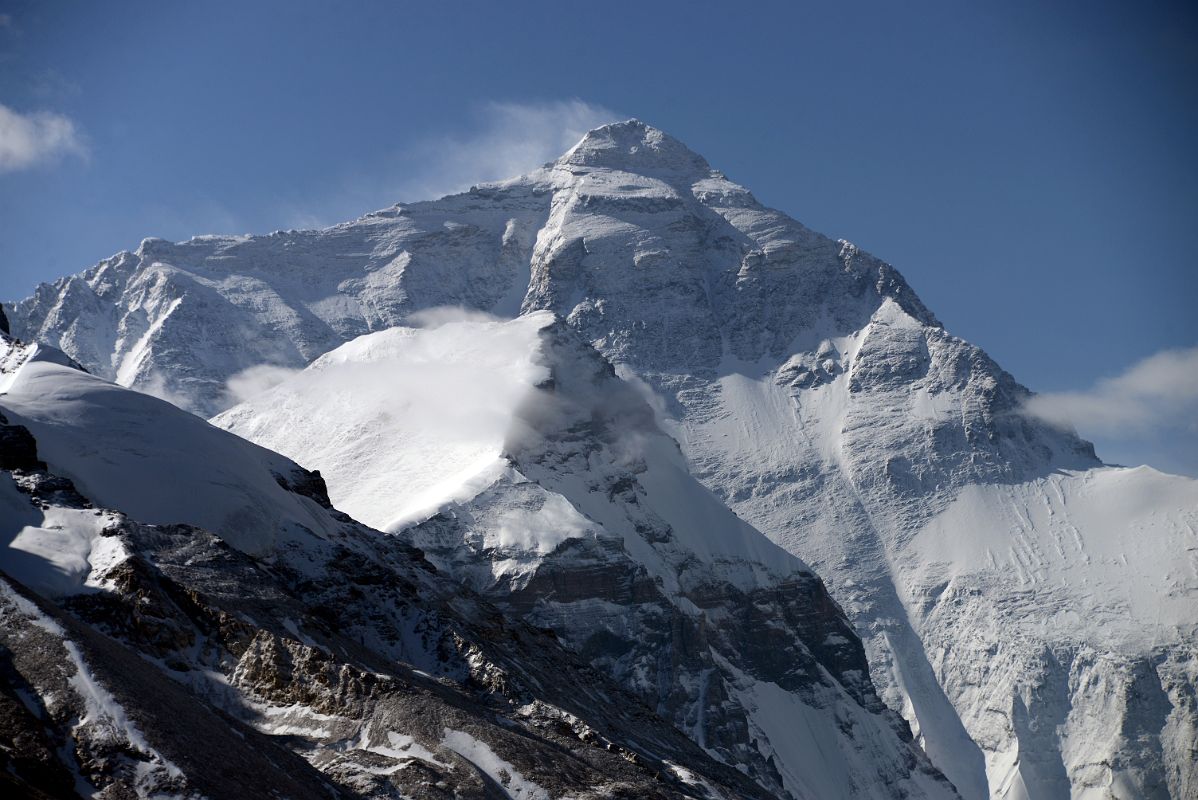 34 Mount Everest North Face And Changtse From The Tourist Hill Above Chinese Checkpoint